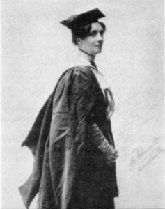 Annie Hornieman. Black and white photograph.
