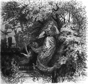 "Holda, the good protectress", by Friedrich Wilhelm Heine, published in 1882.