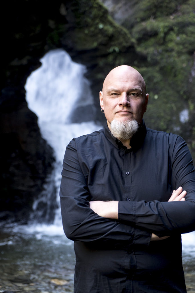 Wilmar Taal 2018 at St Nectans Glen. Photo taken by Jane Cox from Troy books.