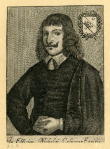Nicholas Culpeper, Painting/Portrait by Richard Gaywood, etching between 1644 and 1662