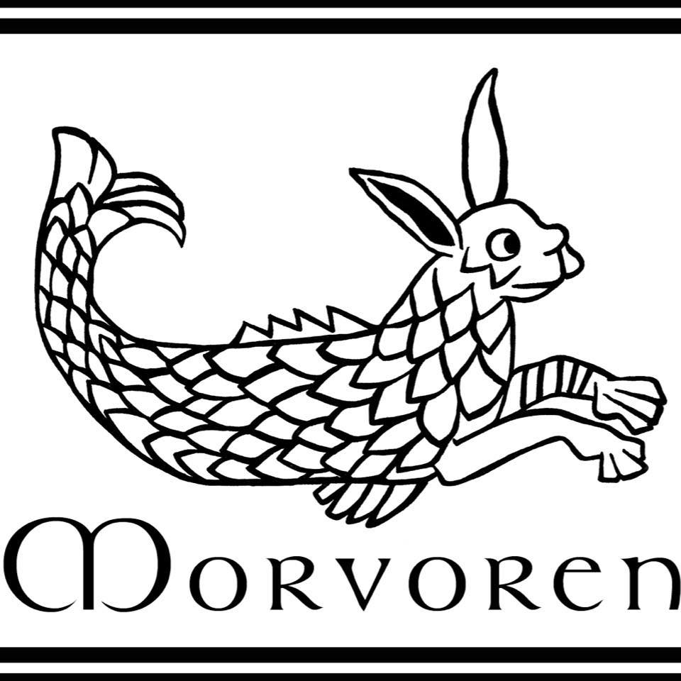 Morvoren logo - black white